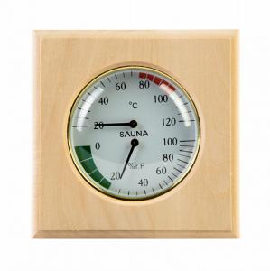 Термогигрометр КВАДРАТНЫЙ ТН-11-L липа