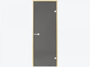 Дверь Harvia STG 8×21 коробка сосна, стекло серое