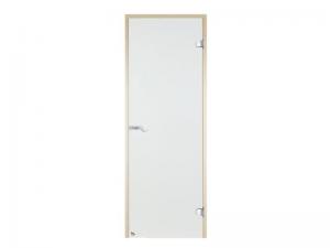 Дверь Harvia STG 8×19 коробка осина, стекло прозрачное
