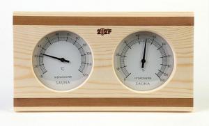 Термогигрометр ОЧКИ КВАДРАТ сосна/кедр KD-211