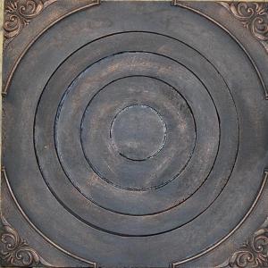 Плита одноконфорная под казан 12л. П-6 Лилия (520х520 ) Медь