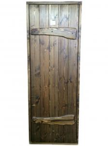 Дверь деревянная состаренная РУСЬ