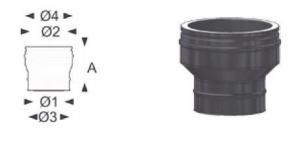 Переходник Permeter 25 - Permeter 50 (диаметр 150 мм)