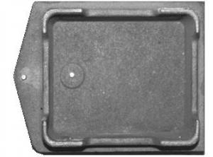 Дверка топочная ДТ-3 (вид сзади)