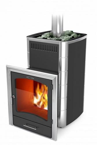 Калина II Inox, БСЭ, ТО, антрацит, НВ, ПРН: печь для бани TMF Калина II Inox, БСЭ, ТО, антрацит, НВ, ПРН: печь для бани TMF