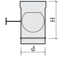 Заслонка поворотная (d=120 мм, толщина=1 мм, нерж.)