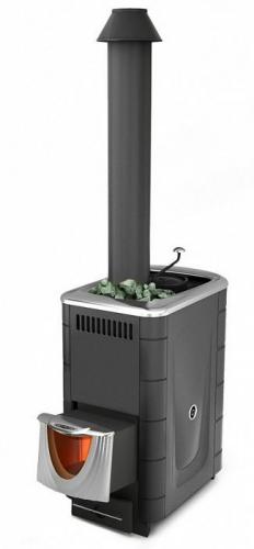 Скоропарка 2017 Inox, ДНC, Б, антрацит: печь для бани TMF