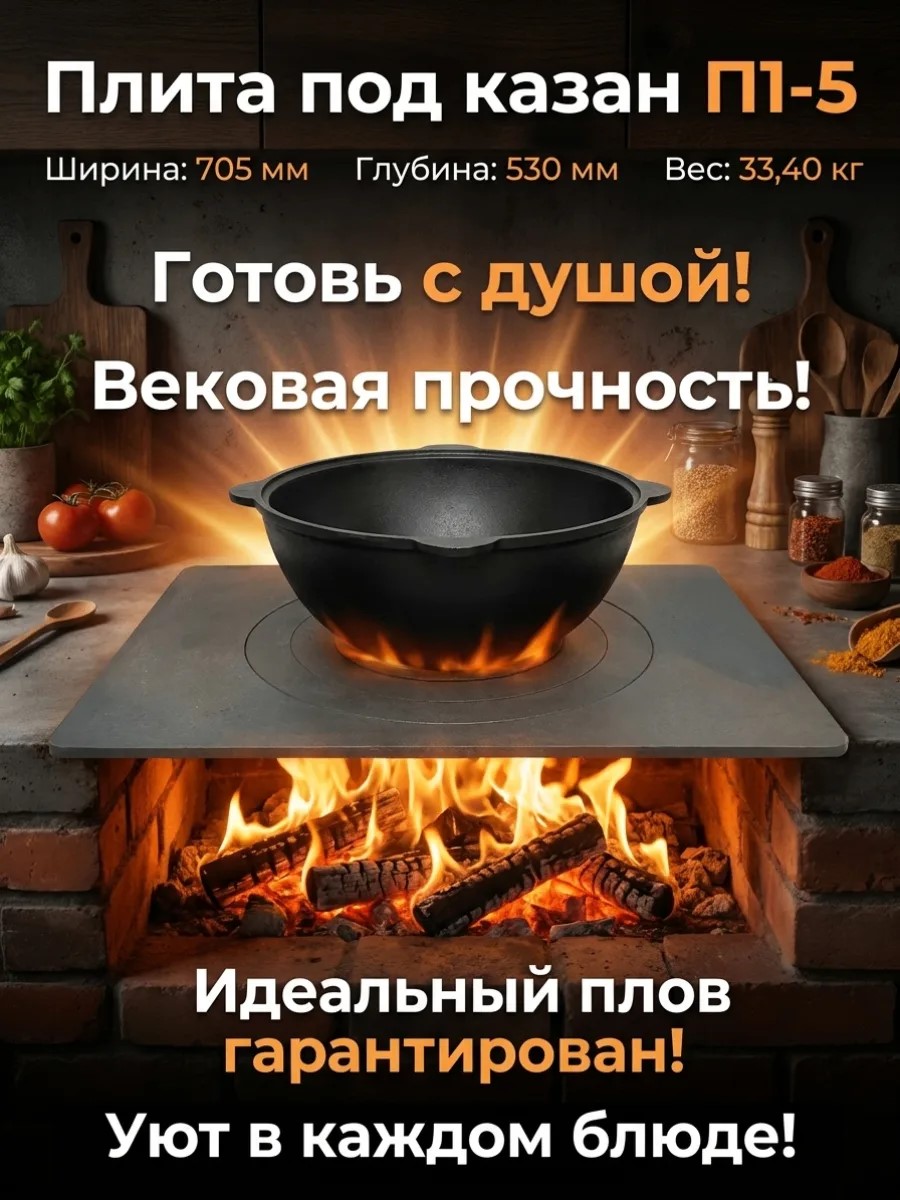 Плита под казан П1-5