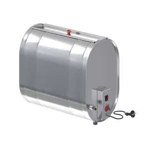 Бак с тэном 90л Горизонталь (439 0,8мм) (Дымоходы / Везувий, )