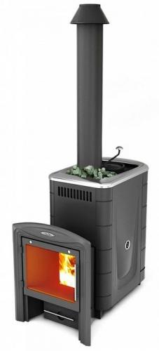 Скоропарка 2017 Inox Витра, Б, антрацит: печь для бани TMF