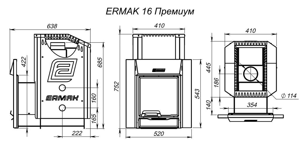 Ermak 16 Премиум (чугун)