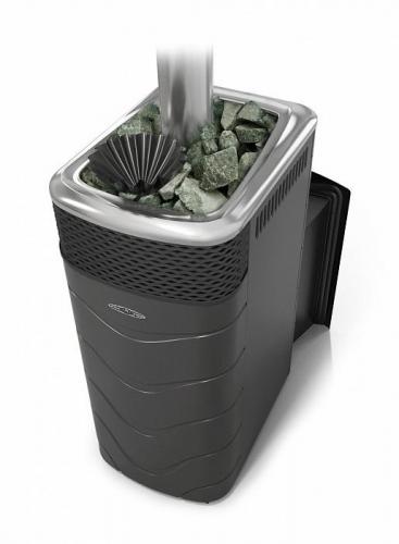 Гейзер Супер XXL Inox Витра, ЗК, антрацит: печь для бани TMF Гейзер Супер XXL Inox Витра, ЗК, антрацит: печь для бани TMF