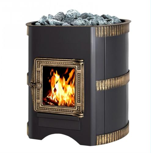 Лава 12 (ДТ-3С, без выноса): печь для бани Везувий