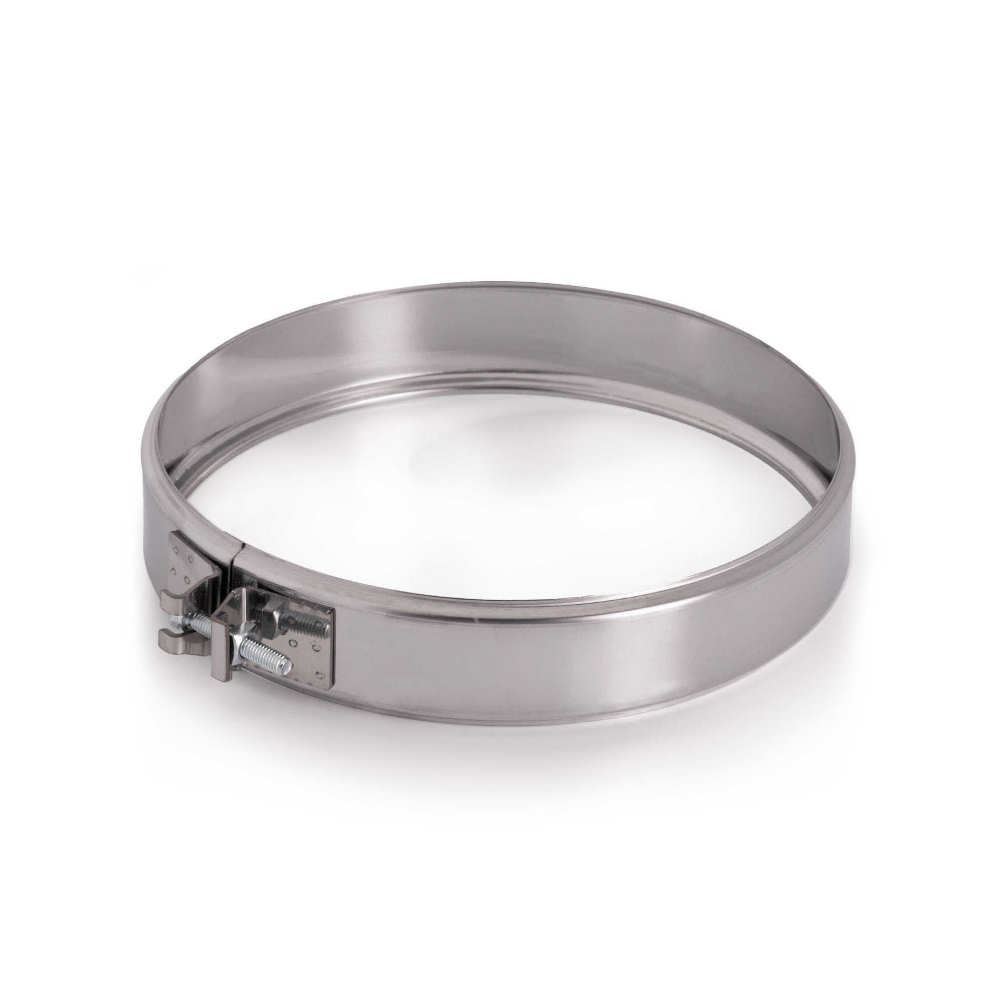 Хомут обжимной Сталь-Мастер d350, нерж. 0,5 мм
