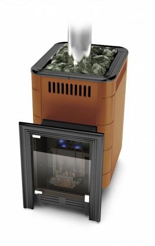 Уренгой-2 Inox (терракота, БСЭ): газовая печь для бани TMF Уренгой-2 Inox (терракота, БСЭ): газовая печь для бани TMF