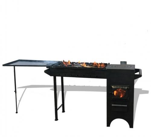 Печь-мангал для дачи (кухня-мангал)