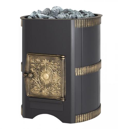 Лава 22 (ДТ-4, без выноса): печь для бани Везувий