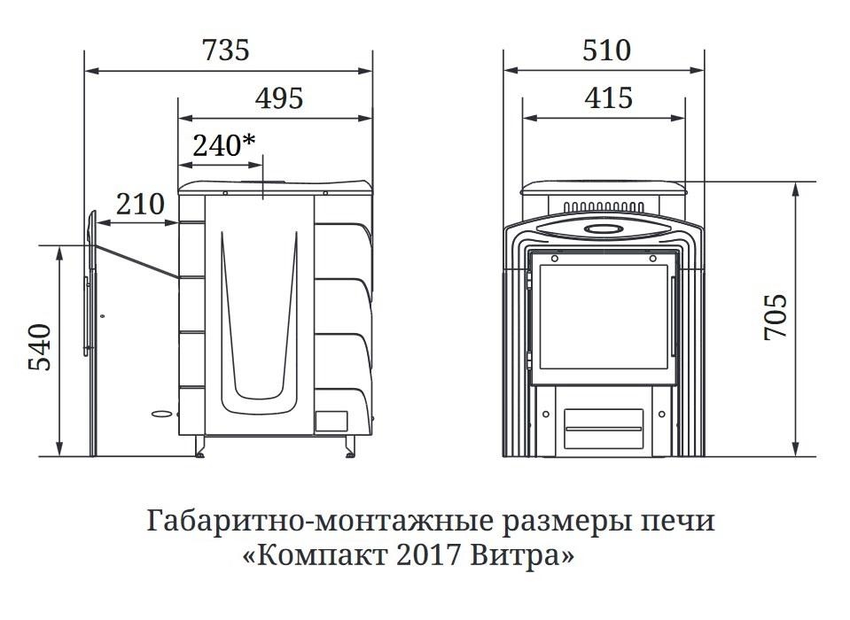 Компакт 2017 Carbon Витра, антрацит