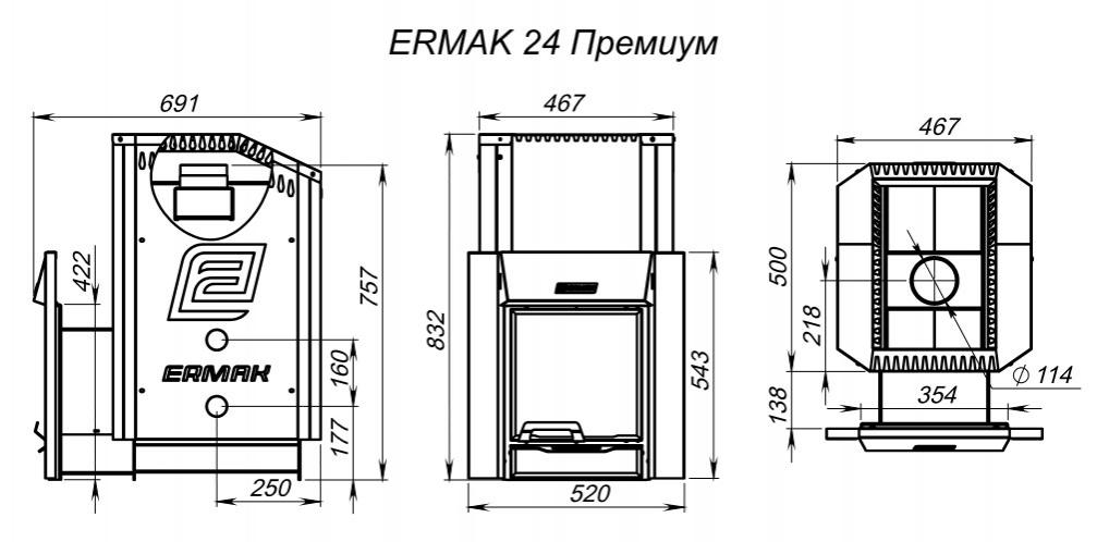 Ermak 24 Премиум (чугун)