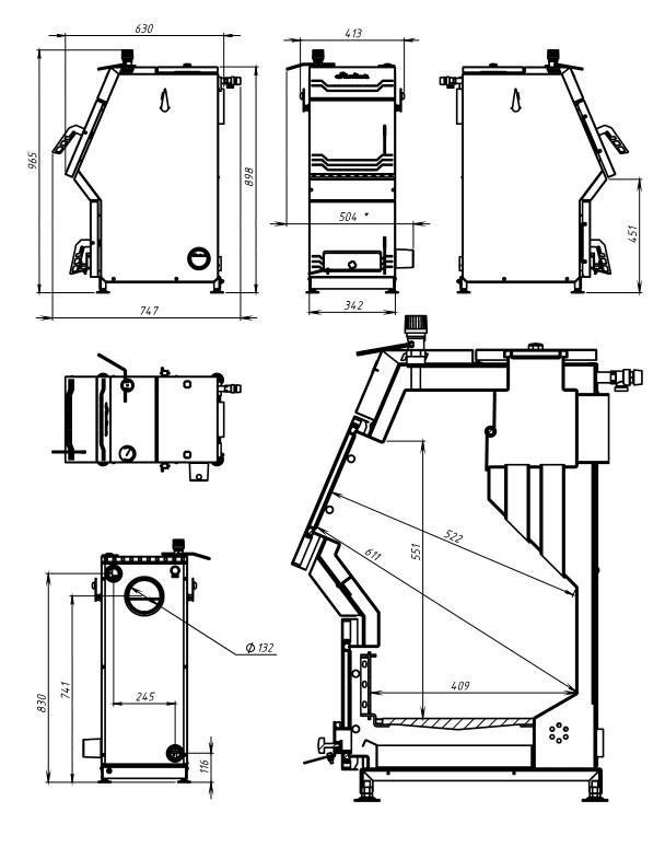 Котёл отопительный Stoker PRO 20