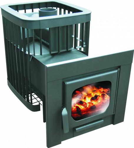 Варвара «Каменка» (удлиненная топка): открытая каменка для бани  Варвара