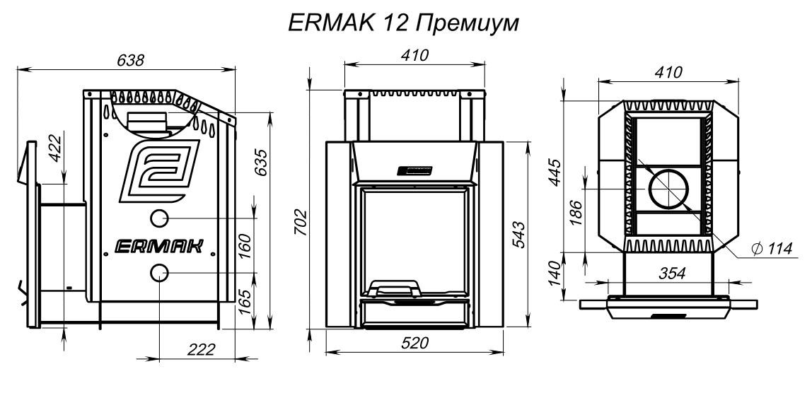 Ermak 12 Премиум (чугун)