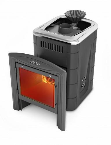 Гейзер Мини 2016 Inox Витра, ЗК, ТО, антрацит: печь для бани TMF