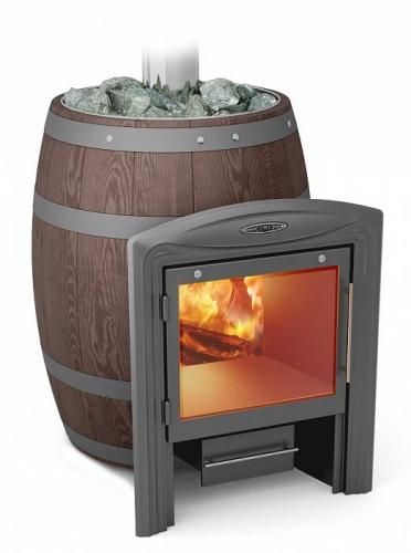 Вариата Inox Витра Баррель палисандр: печь для бани TMF