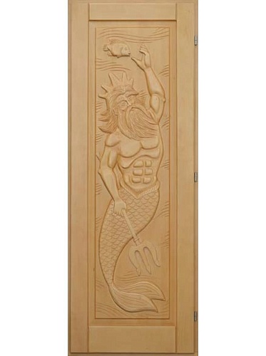 Дверь кавказская липа с петлями НЕПТУН