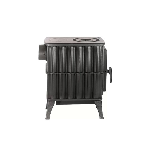 Печь-камин БАХТА (черная) (ПроМеталл)