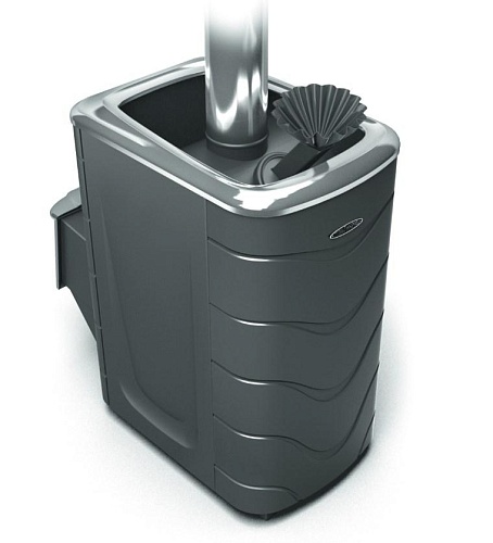 Гейзер Мини 2016 Inox, ДН, ЗК, антрацит: печь для бани TMF