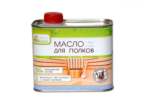 Масло для полков бань и саун (0,5 л) Масло для полков бань и саун (0,5 л)