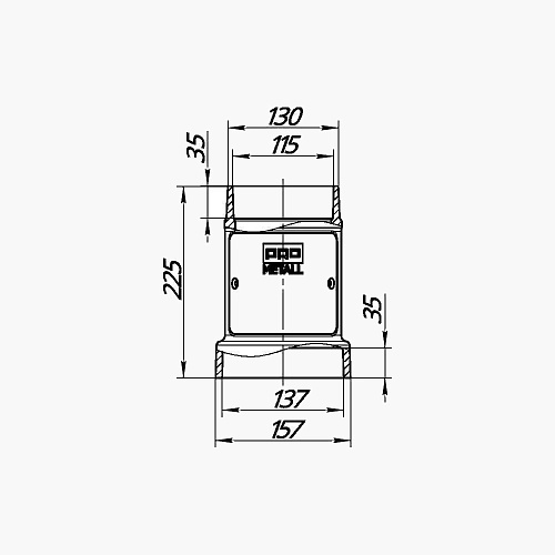Стартовый дымоход D115/136 (с шибером, серый) - (Дымоходы / ПроМеталл, ПроМеталл) Стартовый дымоход D115/136 (с шибером, серый) - (Дымоходы / ПроМеталл, ПроМеталл)