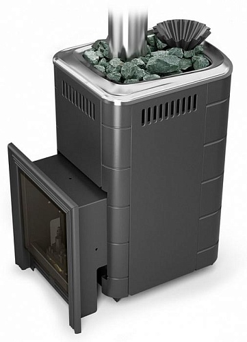 Таймыр 2017 Carbon, БСЭ, ЗК, антрацит (без горелки): газовая печь для бани TMF Таймыр 2017 Carbon, БСЭ, ЗК, антрацит (без горелки): газовая печь для бани TMF