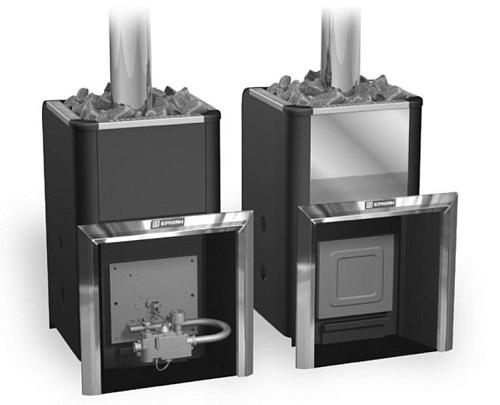 Уралочка 20-Н (газо-дровяная): печь для бани ERMAK & STOKER