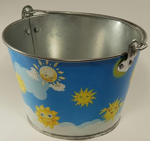 Ведро с декором (оцинк., 3 л) Ведро с декором (оцинк., 3 л)