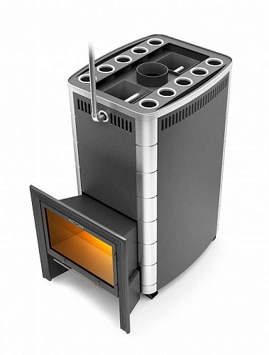 Гекла Inox, БСЭ, ЗК, антрацит, НВ (без иллюминатора): печь для бани TMF Гекла Inox, БСЭ, ЗК, антрацит, НВ (без иллюминатора): печь для бани TMF