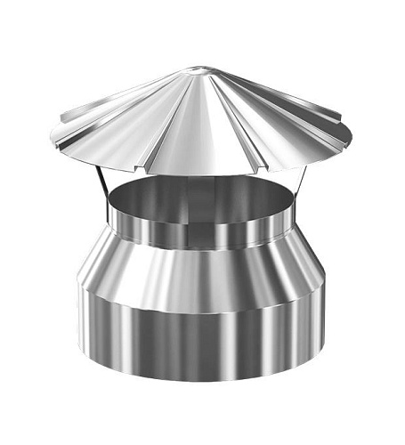 Зонт (0,5 мм, d=120 мм) (Дымоходы / Везувий, Везувий) Зонт (0,5 мм, d=120 мм) (Дымоходы / Везувий, Везувий)