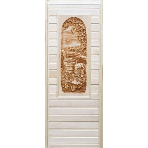 Дверь «Пиво, раки» (вагонка, 1900х700 мм)