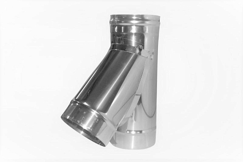 Тройник 45 градусов 0,5 мм d=200 мм - (Дымоходы / Дымовей, ИЗМЕТАЛЛА)