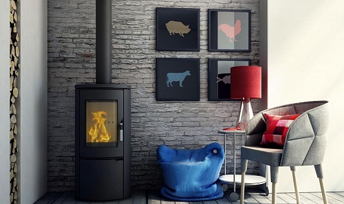 Печь-камин Kratki KOZA/AB/S/DR 