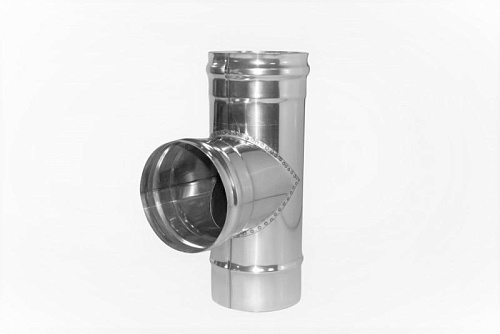 Тройник 90 градусов 0,5 мм d=200 мм - (Дымоходы / Дымовей, ИЗМЕТАЛЛА)