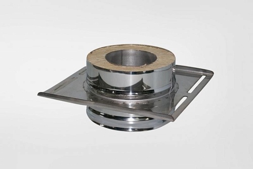 Монтажная площадка (толщина - 0,8 мм, диаметр - 200 мм /оцинковка/) - (Дымоходы / Дымовей, ИЗМЕТАЛЛА)