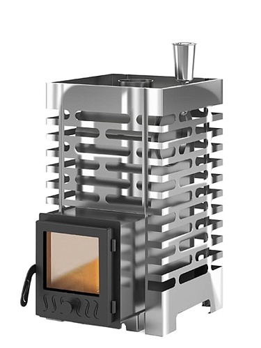 Aston 16 Inox (дверца со стеклом): печь для бани Aston