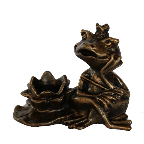 Подсвечник «Царевна-лягушка» (с патиной)
