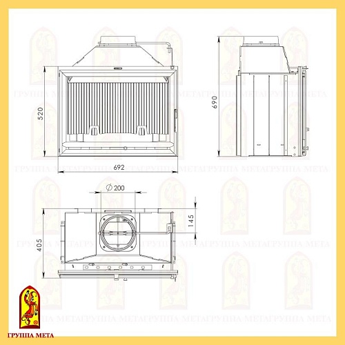 Оптима 701Ш (с шибером) 