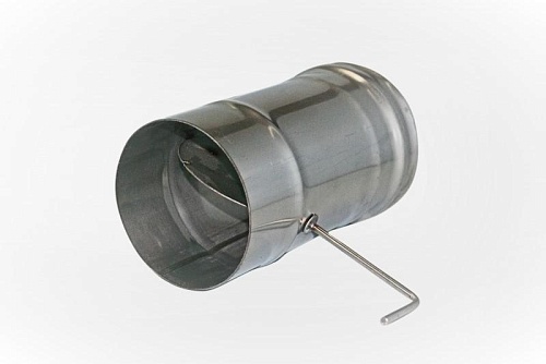 Задвижка поворотная 0,5 мм d=200 мм - (Дымоходы / Дымовей, ИЗМЕТАЛЛА)