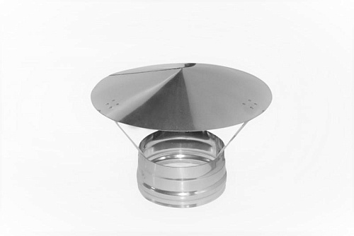 Зонт нержавейка 0,5 мм d=200 мм - (Дымоходы / Дымовей, ИЗМЕТАЛЛА)