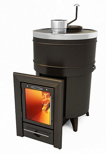 Печь банная Скоропарка 2012 Inox Люмина, черная бронза: печь для бани TMF