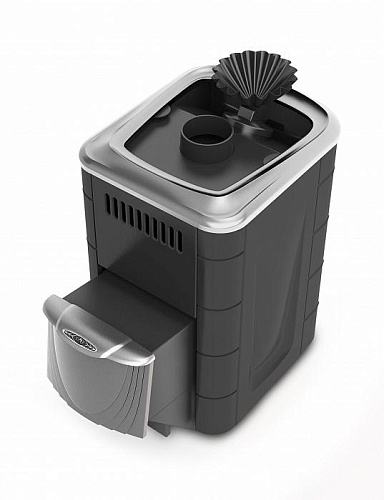 Гейзер Мини 2016 Inox, ДН, ЗК, антрацит: печь для бани TMF